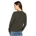 PK18A69HX Women's Side Tie Cashmere Crew Sweater